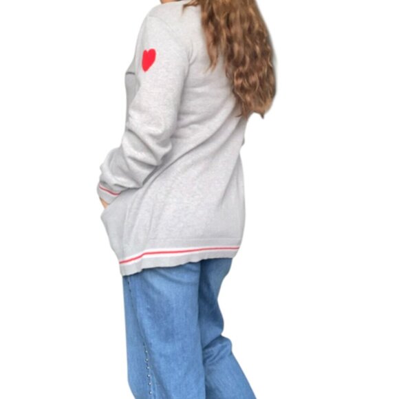 Ellen DeGeneres LOVE Sweater Boxer Heart Paw dog  Small - Picture 3 of 8